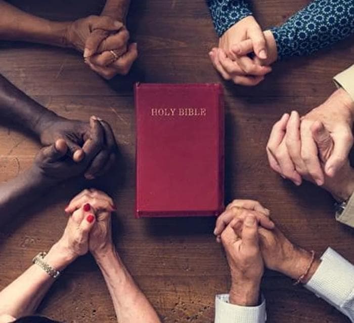 Hands joined in prayer - image 1